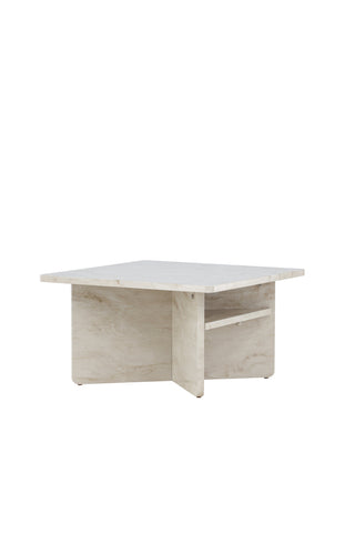 Venture Home Ålesund Soffbord 75*75 - Marmorlook /