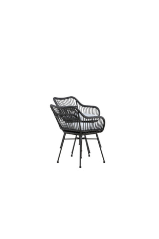 Venture Home Viga - Balkongset - Svart - Wicker -