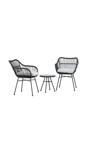 Venture Home Viga - Balkongset - Svart - Wicker -