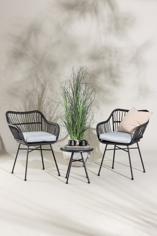 Venture Home Viga - Balkongset - Svart - Wicker -