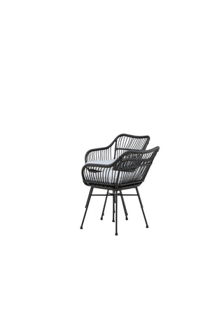 Venture Home Viga - Balkongset - Svart - Wicker -