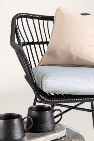 Venture Home Viga - Balkongset - Svart - Wicker -