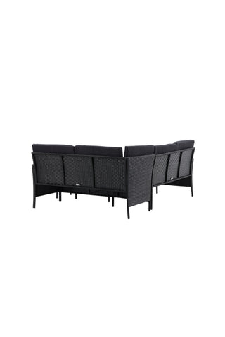 Venture Home Knock - Hörnsoffa- Svart/Svart - Wicker -