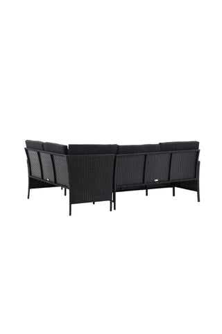 Venture Home Knock - Hörnsoffa- Svart/Svart - Wicker -
