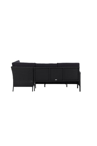 Venture Home Knock - Hörnsoffa- Svart/Svart - Wicker -