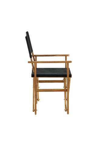 Venture Home Marion - Redaktörsstol 2-pack - Natur / Svart - Acacia -