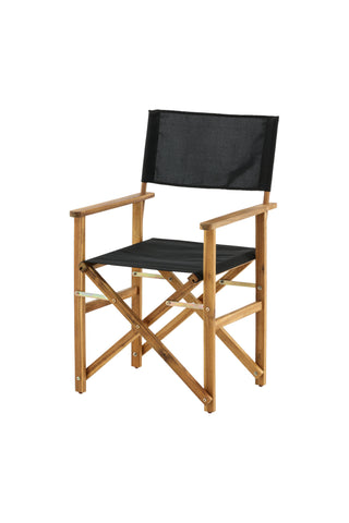 Venture Home Marion - Redaktörsstol 2-pack - Natur / Svart - Acacia -