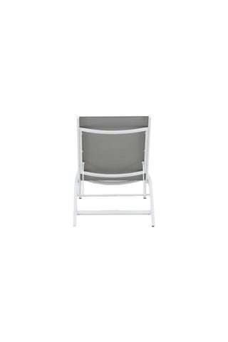 Venture Home Ramos - Sun Lounge 2-pack - Vit / Grå - Aluminium / Textilen -