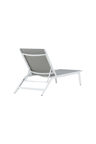 Venture Home Ramos - Sun Lounge 2-pack - Vit / Grå - Aluminium / Textilen -