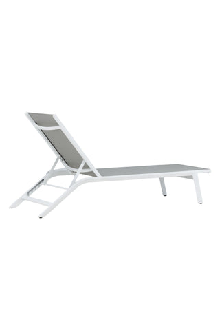 Venture Home Ramos - Sun Lounge 2-pack - Vit / Grå - Aluminium / Textilen -