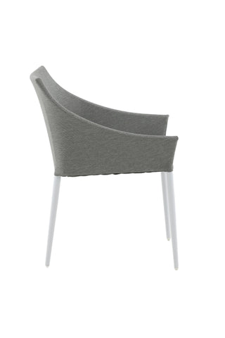 Venture Home Spoga - Matstol 2-pack - Vit / Grå - -
