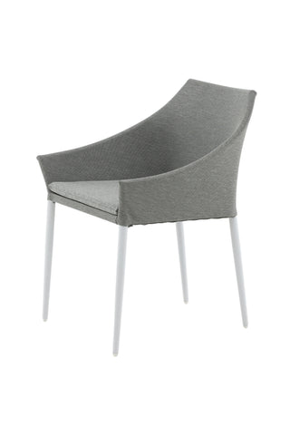 Venture Home Spoga - Matstol 2-pack - Vit / Grå - -
