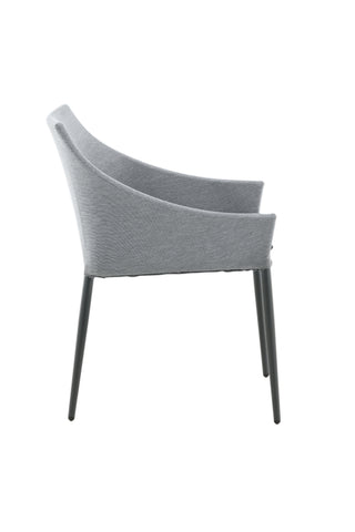 Venture Home Spoga - Matstol 2-pack - Svart / Grå - -