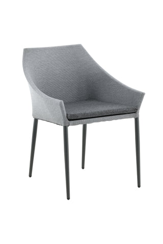 Venture Home Spoga - Matstol 2-pack - Svart / Grå - -