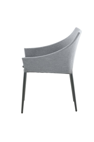 Venture Home Spoga - Matstol 2-pack - Svart / Grå - -