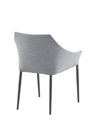 Venture Home Spoga - Matstol 2-pack - Svart / Grå - -
