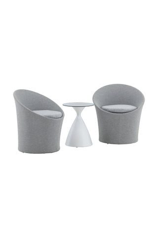 Venture Home Spoga - Lounge Set - Vit / Grå - -