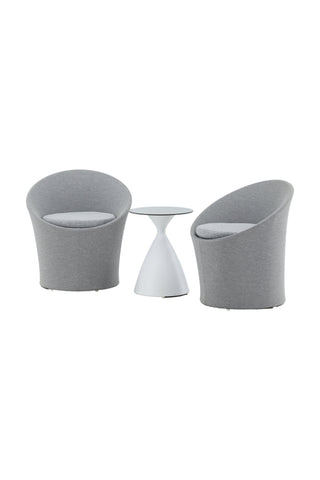 Venture Home Spoga - Lounge Set - Vit / Grå - -