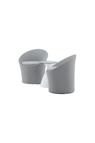 Venture Home Spoga - Lounge Set - Vit / Grå - -