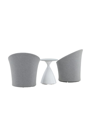 Venture Home Spoga - Lounge Set - Vit / Grå - -