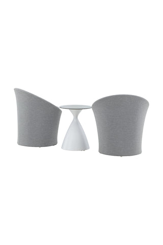 Venture Home Spoga - Lounge Set - Vit / Grå - -