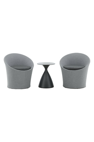 Venture Home Spoga - Lounge Set - Svart / Grå - -