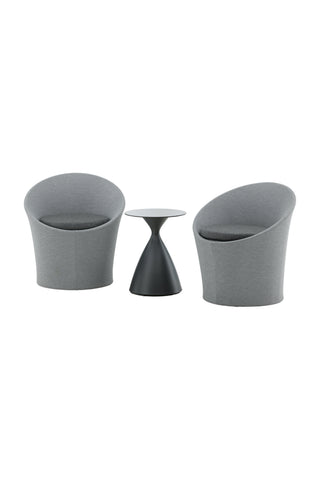 Venture Home Spoga - Lounge Set - Svart / Grå - -