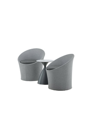 Venture Home Spoga - Lounge Set - Svart / Grå - -