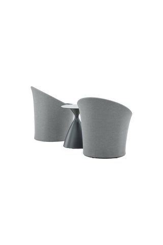 Venture Home Spoga - Lounge Set - Svart / Grå - -