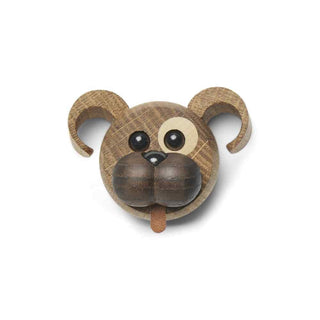 Magnetic Happy Magnet Hund Ek/Lönn 5 cm