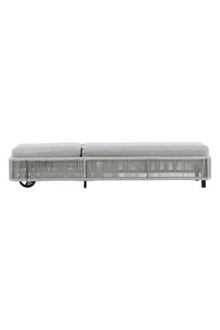 Venture Home Virya - Sun Lounge inkl. Kudde- Svart / Grå - Rep -
