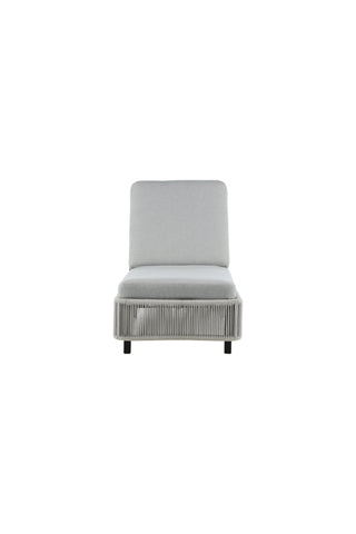 Venture Home Virya - Sun Lounge inkl. Kudde- Svart / Grå - Rep -