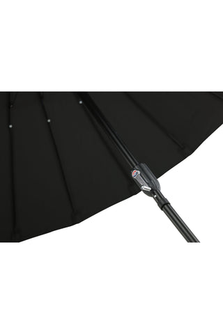 Venture Home Palmetto - Paraply m. tilt- Svart - - 270cm