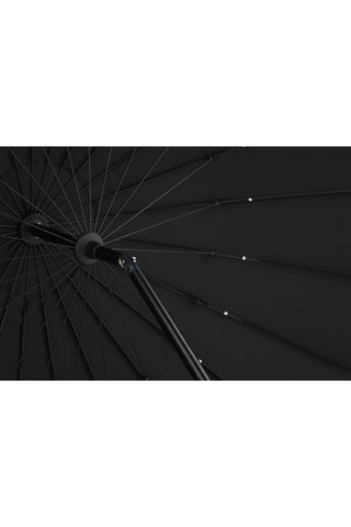 Venture Home Palmetto - Paraply m. tilt- Svart - - 270cm
