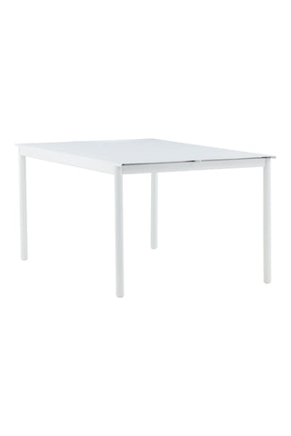 Venture Home Modena - Matbord- Vit - Aluminium - 150*100cm