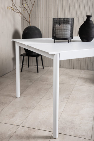 Venture Home Modena - Matbord- Vit - Aluminium - 150*100cm
