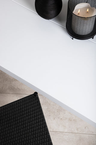 Venture Home Modena - Matbord- Vit - Aluminium - 150*100cm