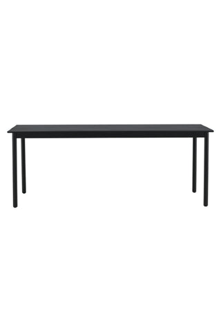 Venture Home Modena - Matbord- Svart - Aluminium - 200*100cm
