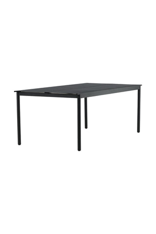 Venture Home Modena - Matbord- Svart - Aluminium - 200*100cm
