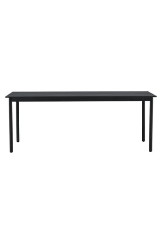 Venture Home Modena - Matbord- Svart - Aluminium - 200*100cm