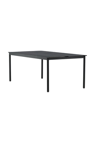 Venture Home Modena - Matbord- Svart - Aluminium - 200*100cm