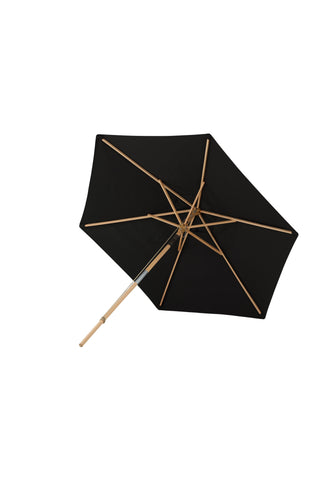 Venture Home Corypho - Paraply w. tilt- Svart - - 250cm