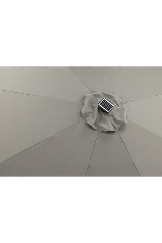 Venture Home Sabal - Paraply med LED- Grå - - 270cm