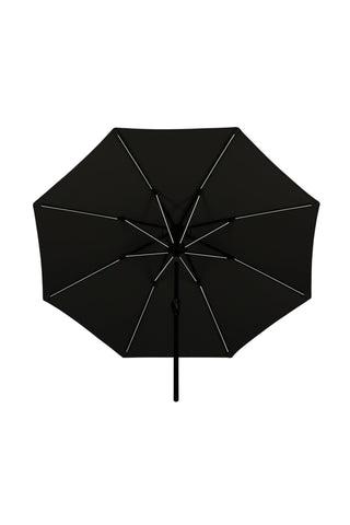 Venture Home Sabal - Paraply med LED- Grå - - 270cm