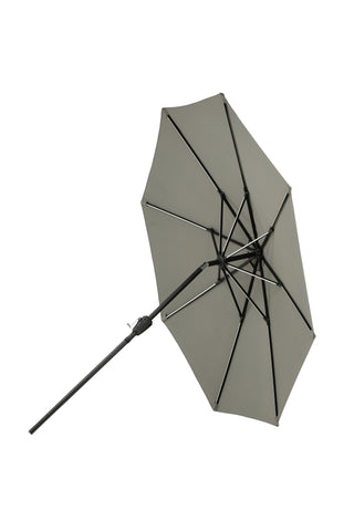 Venture Home Sabal - Paraply med LED- Grå - - 270cm