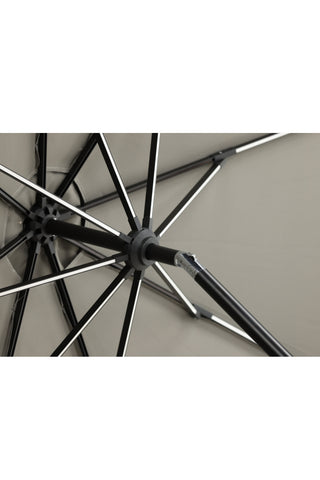 Venture Home Sabal - Paraply med LED- Grå - - 270cm