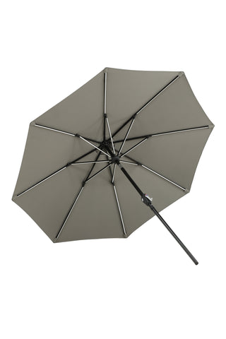 Venture Home Sabal - Paraply med LED- Grå - - 270cm