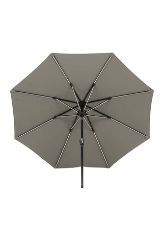Venture Home Sabal - Paraply med LED- Grå - - 270cm