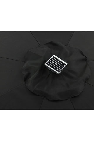 Venture Home Sabal - Paraply med LED- Svart - - 270cm
