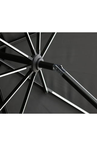 Venture Home Sabal - Paraply med LED- Svart - - 270cm